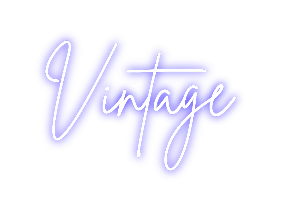 Custom Neon Sign Online Editor Vintage