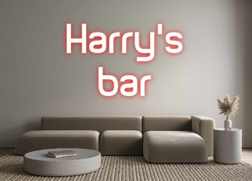 Custom Neon Sign Online Editor Harry’s
bar
