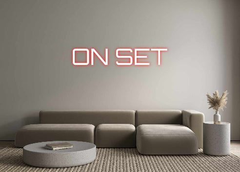 Custom Neon Sign Online Editor ON SET