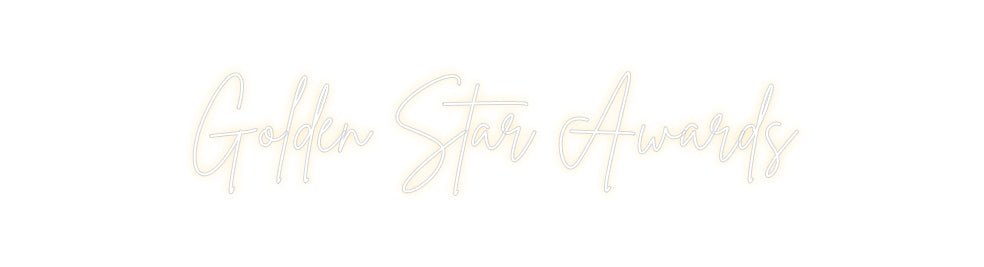 Custom Neon Sign Online Editor Golden Star A...