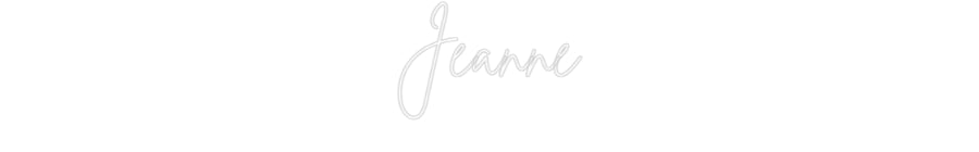 Custom Neon Sign Online Editor Jeanne