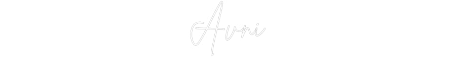 Custom Neon Sign Online Editor Avni