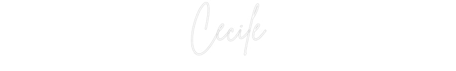 Custom Neon Sign Online Editor Cécile