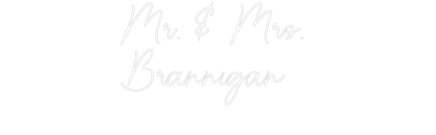 Custom Neon Sign Online Editor Mr. & Mrs.
...