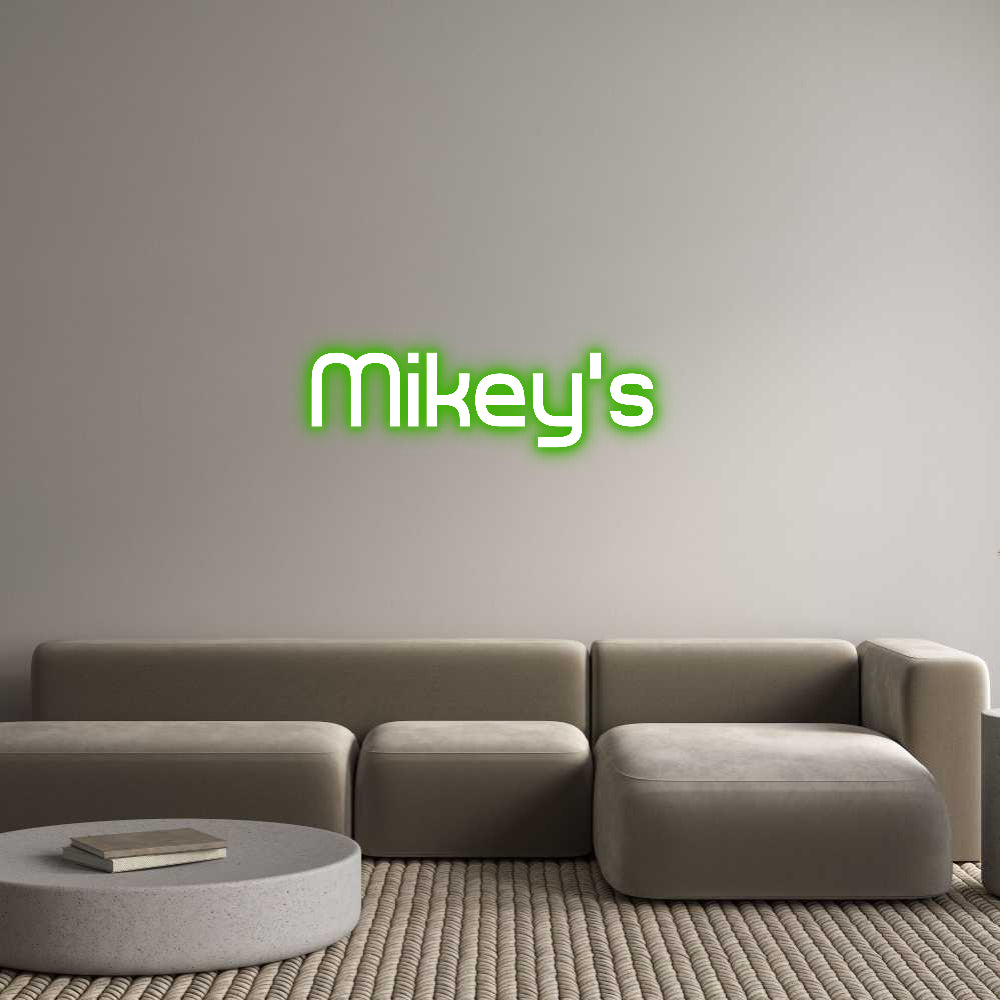 Custom Neon Sign Online Editor Mikey’s