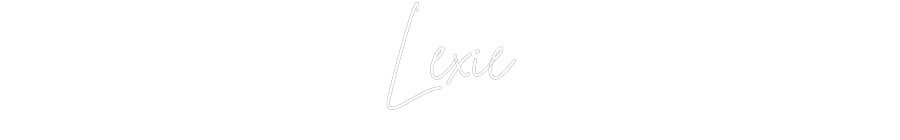Custom Neon Sign Online Editor Lexie