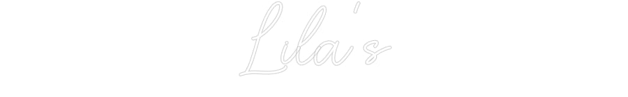 Custom Neon Sign Online Editor Lila’s