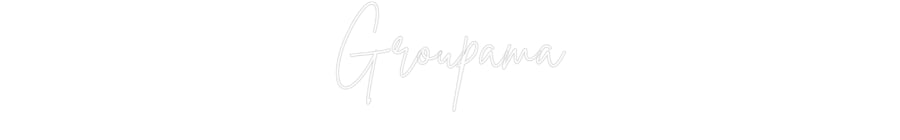 Custom Neon Sign Online Editor Groupama