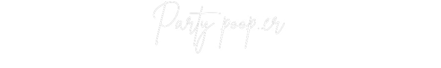 Custom Neon Sign Online Editor Party poop..er