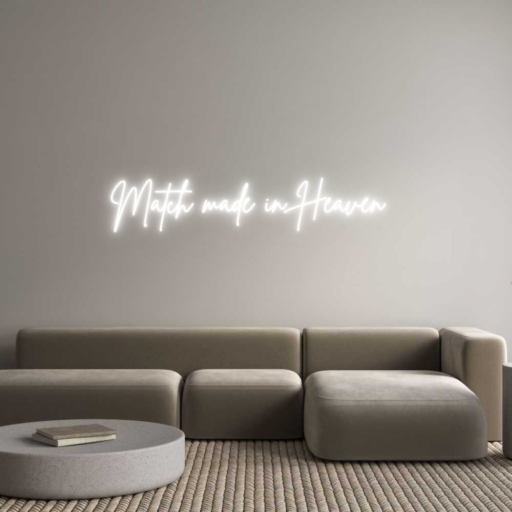 Custom Neon Sign Online Editor Match made in...