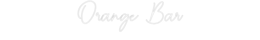 Custom Neon Sign Online Editor Orange Bar