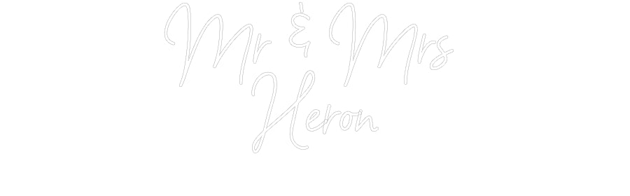 Custom Neon Sign Online Editor Mr & Mrs
He...