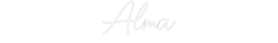 Custom Neon Sign Online Editor Alma