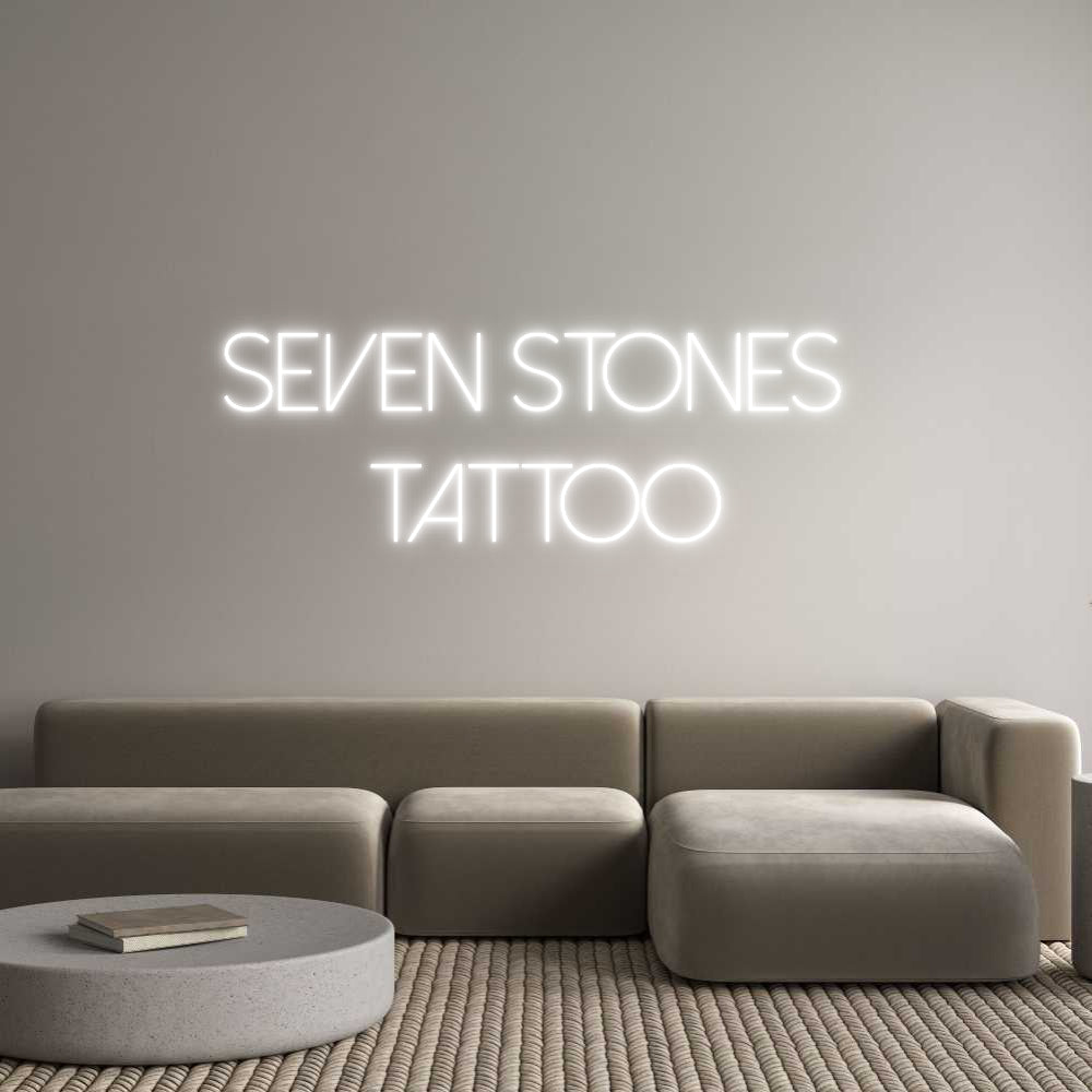 Custom Neon Sign Online Editor Seven Stones ...