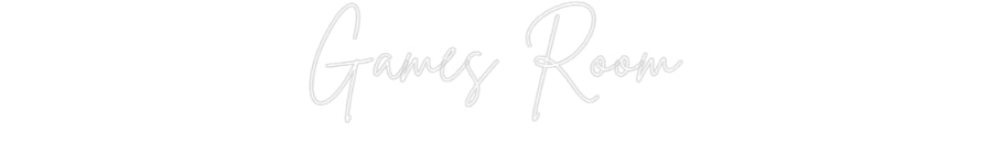 Custom Neon Sign Online Editor Games Room