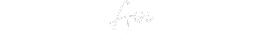 Custom Neon Sign Online Editor Airi