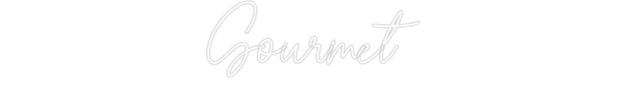 Custom Neon Sign Online Editor Gourmet