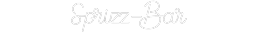 Custom Neon Sign Online Editor Sprizz-Bar