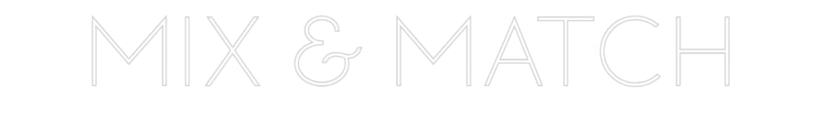 Custom Neon Sign Online Editor MIX & MATCH