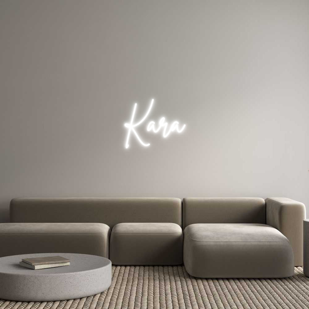 Custom Neon Sign Online Editor Kara
