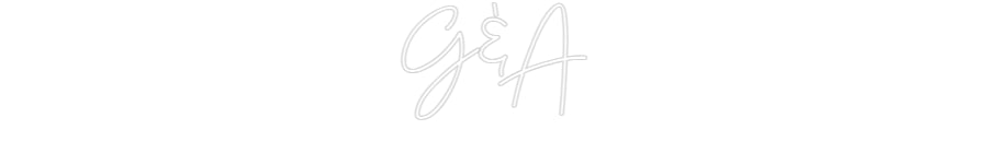 Custom Neon Sign Online Editor G&A