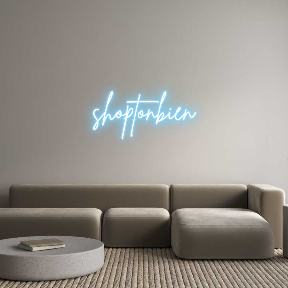Custom Neon Sign Online Editor shoptonbien