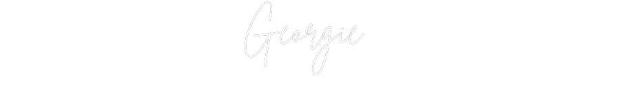 Custom Neon Sign Online Editor Georgie