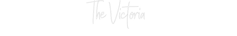 Custom Neon Sign Online Editor The Victoria
