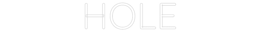 Custom Neon Sign Online Editor HOLE