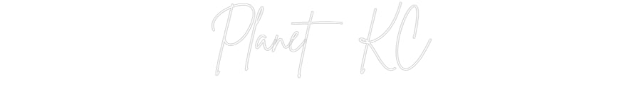 Custom Neon Sign Online Editor Planet KC