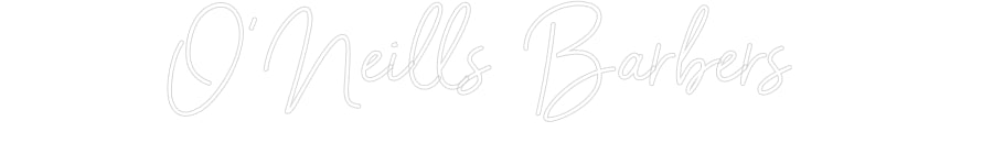 Custom Neon Sign Online Editor O’Neills Barb...