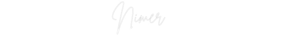 Custom Neon Sign Online Editor Nimer