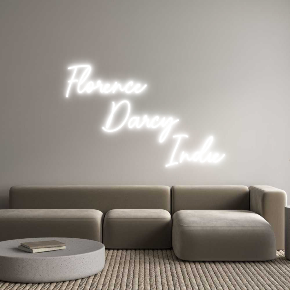 Custom Neon Sign Online Editor Florence
...