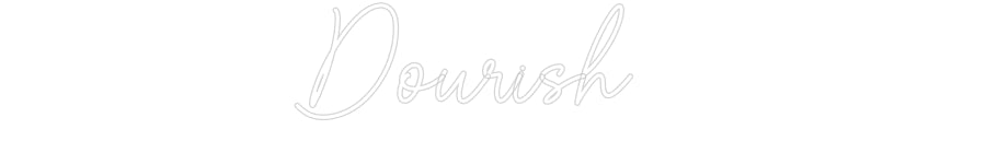 Custom Neon Sign Online Editor Dourish