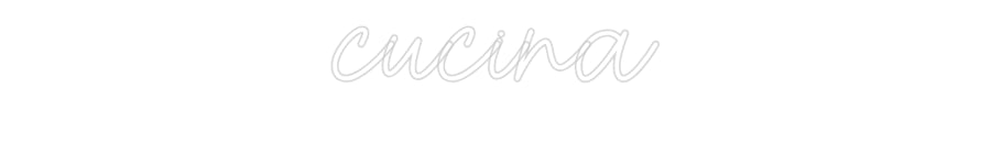 Custom Neon Sign Online Editor cucina