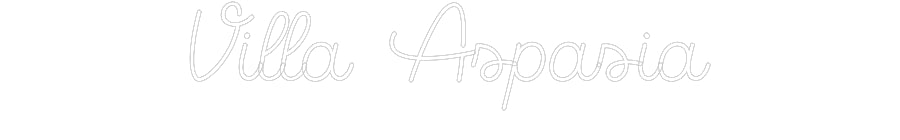 Custom Back Lit Neon Sign Online Editor Villa Aspasia