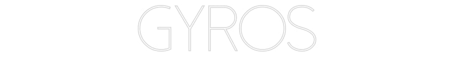 Custom Neon Sign Online Editor GYROS