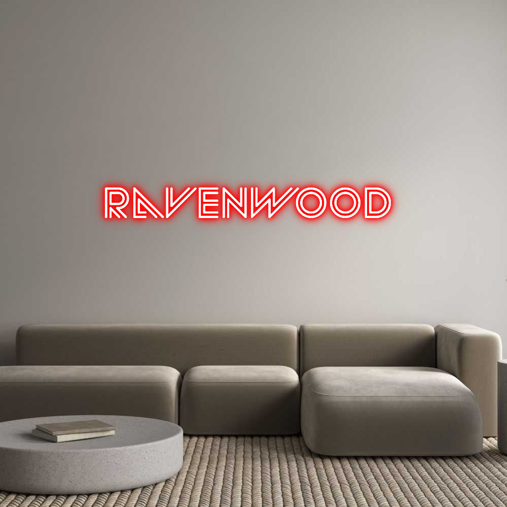 Custom Neon Sign Online Editor Ravenwood