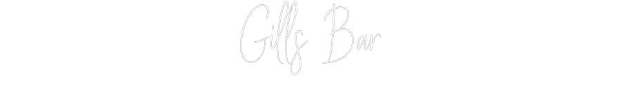 Custom Neon Sign Online Editor Gill’s Bar