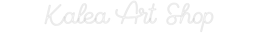 Custom Neon Sign Online Editor Kalea Art Shop