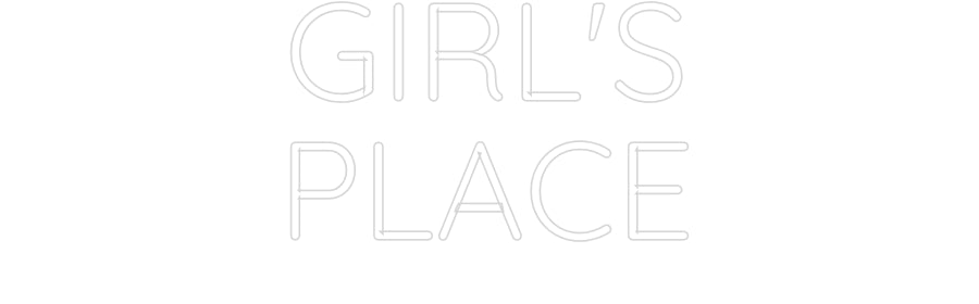 Custom Neon Sign Online Editor GIRL'S
PLACE