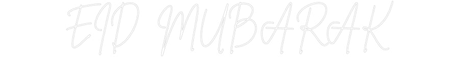 Custom Neon Sign Online Editor EID MUBARAK