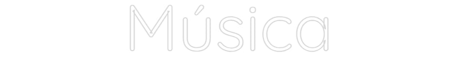 Custom Neon Sign Online Editor Música