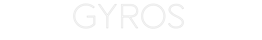 Custom Neon Sign Online Editor GYROS