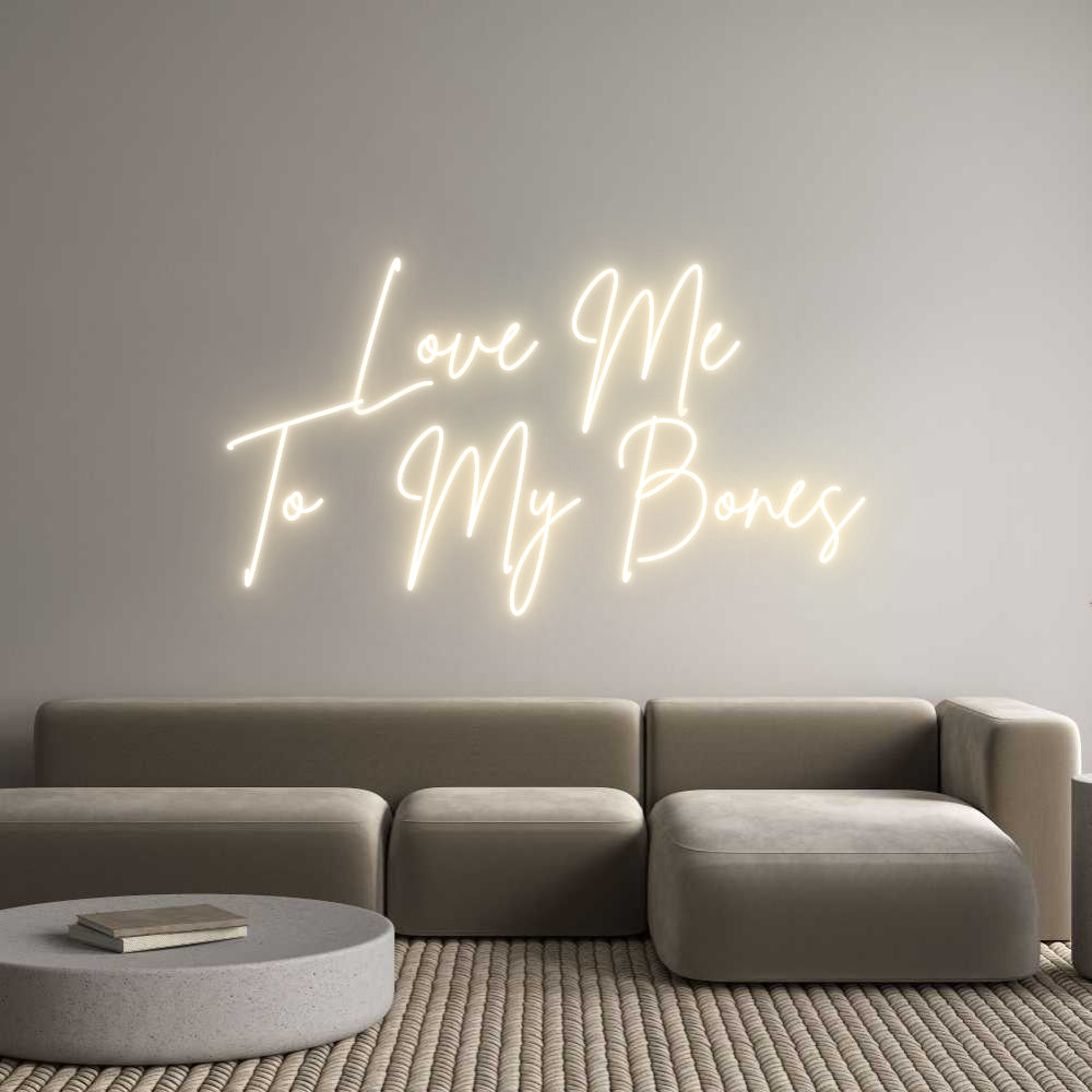 Custom Neon Sign Online Editor Love Me
To M...