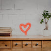 Heart LED Desktop Neon Sign - Planet Neon Made in London Neon Signs - Planet Neon