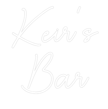 Custom Neon Sign Online Editor Keir's
Bar