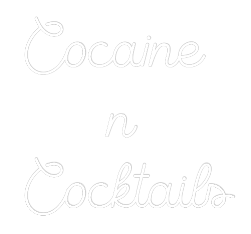 Custom Neon Sign Online Editor Cocaine
...