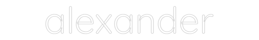 Custom Neon Sign Online Editor alexander