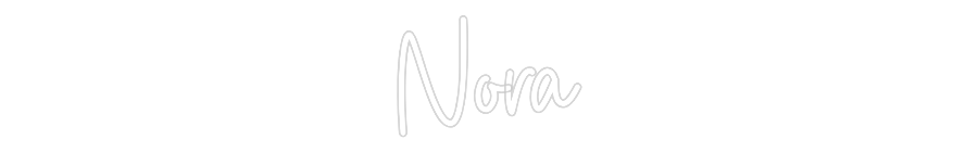 Custom Neon Sign Online Editor Nora